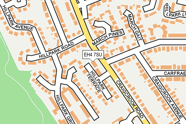 EH4 7SU map - OS OpenMap – Local (Ordnance Survey) EH4 7SU map - OS OpenMap – Local (Ordnance Survey)