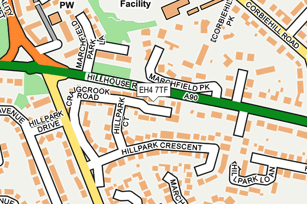 EH4 7TF map - OS OpenMap – Local (Ordnance Survey) EH4 7TF map - OS OpenMap – Local (Ordnance Survey)