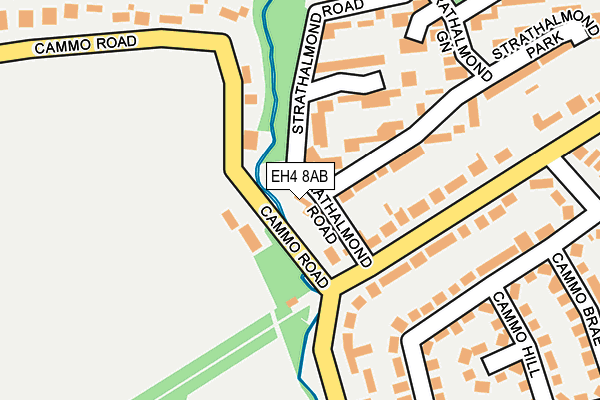 EH4 8AB map - OS OpenMap – Local (Ordnance Survey) EH4 8AB map - OS OpenMap – Local (Ordnance Survey)