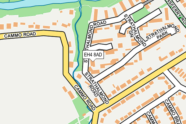EH4 8AD map - OS OpenMap – Local (Ordnance Survey) EH4 8AD map - OS OpenMap – Local (Ordnance Survey)