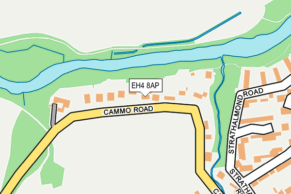 EH4 8AP map - OS OpenMap – Local (Ordnance Survey) EH4 8AP map - OS OpenMap – Local (Ordnance Survey)