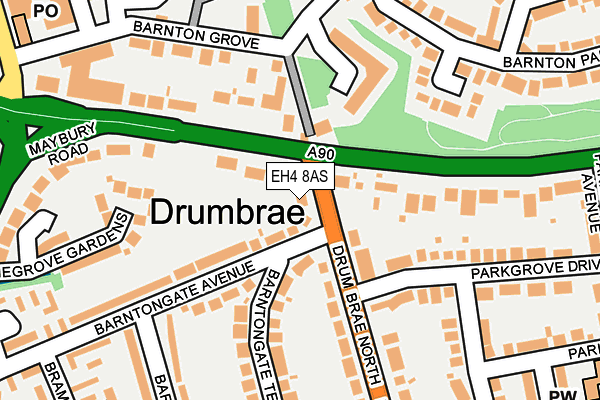 EH4 8AS map - OS OpenMap – Local (Ordnance Survey) EH4 8AS map - OS OpenMap – Local (Ordnance Survey)