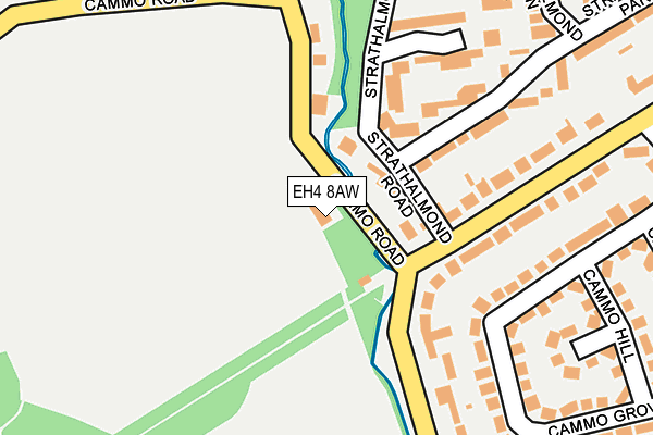EH4 8AW map - OS OpenMap – Local (Ordnance Survey) EH4 8AW map - OS OpenMap – Local (Ordnance Survey)