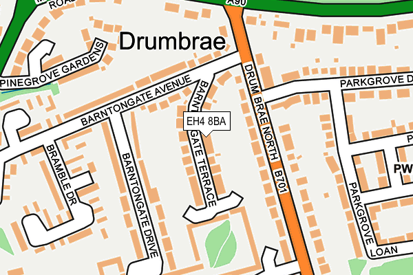 EH4 8BA map - OS OpenMap – Local (Ordnance Survey) EH4 8BA map - OS OpenMap – Local (Ordnance Survey)
