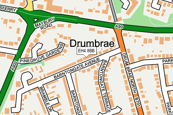 EH4 8BB map - OS OpenMap – Local (Ordnance Survey) EH4 8BB map - OS OpenMap – Local (Ordnance Survey)