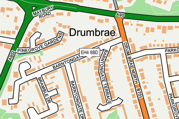 EH4 8BD map - OS OpenMap – Local (Ordnance Survey) EH4 8BD map - OS OpenMap – Local (Ordnance Survey)