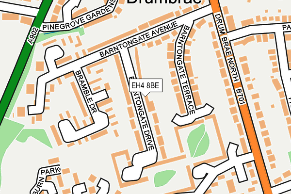 EH4 8BE map - OS OpenMap – Local (Ordnance Survey) EH4 8BE map - OS OpenMap – Local (Ordnance Survey)