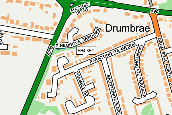 EH4 8BG map - OS OpenMap – Local (Ordnance Survey) EH4 8BG map - OS OpenMap – Local (Ordnance Survey)
