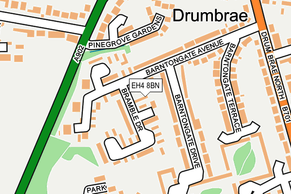 EH4 8BN map - OS OpenMap – Local (Ordnance Survey) EH4 8BN map - OS OpenMap – Local (Ordnance Survey)