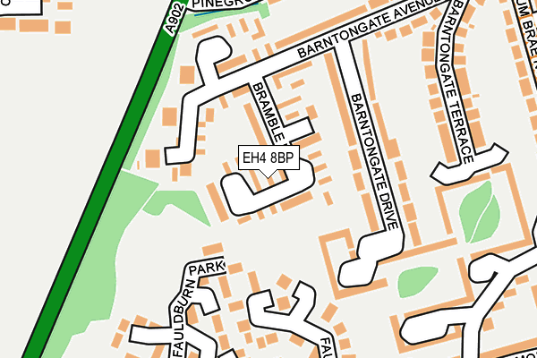 EH4 8BP map - OS OpenMap – Local (Ordnance Survey) EH4 8BP map - OS OpenMap – Local (Ordnance Survey)