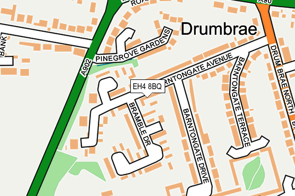 EH4 8BQ map - OS OpenMap – Local (Ordnance Survey) EH4 8BQ map - OS OpenMap – Local (Ordnance Survey)