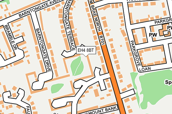 EH4 8BT map - OS OpenMap – Local (Ordnance Survey) EH4 8BT map - OS OpenMap – Local (Ordnance Survey)