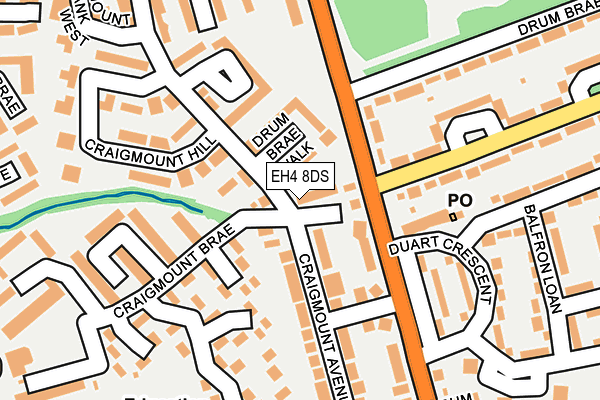 EH4 8DS map - OS OpenMap – Local (Ordnance Survey) EH4 8DS map - OS OpenMap – Local (Ordnance Survey)