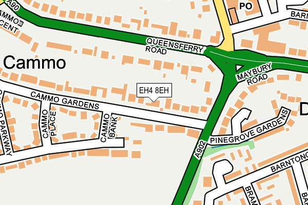 EH4 8EH map - OS OpenMap – Local (Ordnance Survey) EH4 8EH map - OS OpenMap – Local (Ordnance Survey)