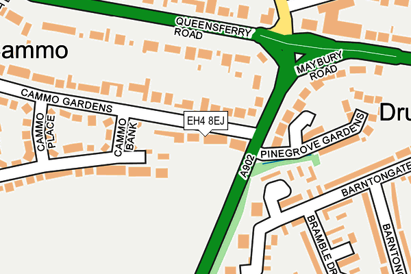 EH4 8EJ map - OS OpenMap – Local (Ordnance Survey) EH4 8EJ map - OS OpenMap – Local (Ordnance Survey)