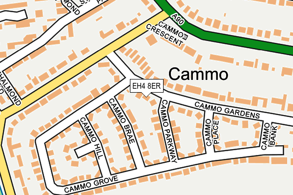 EH4 8ER map - OS OpenMap – Local (Ordnance Survey) EH4 8ER map - OS OpenMap – Local (Ordnance Survey)