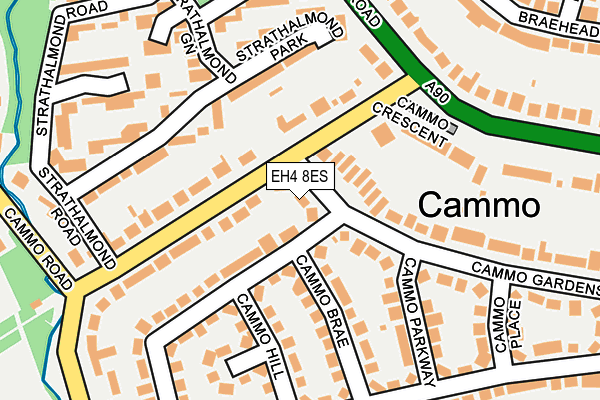EH4 8ES map - OS OpenMap – Local (Ordnance Survey) EH4 8ES map - OS OpenMap – Local (Ordnance Survey)