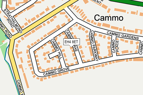 EH4 8ET map - OS OpenMap – Local (Ordnance Survey)