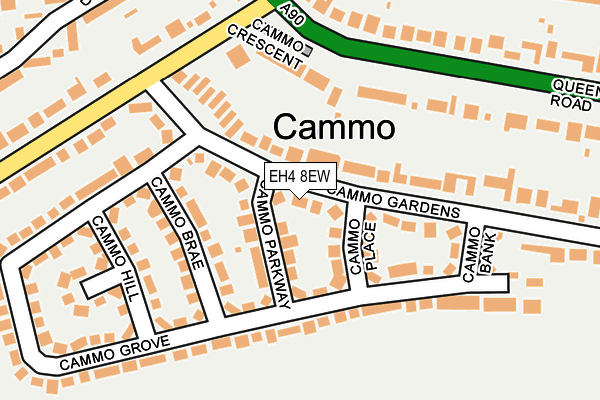 EH4 8EW map - OS OpenMap – Local (Ordnance Survey) EH4 8EW map - OS OpenMap – Local (Ordnance Survey)