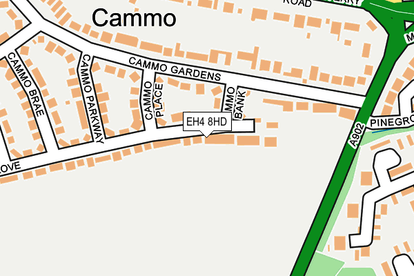 EH4 8HD map - OS OpenMap – Local (Ordnance Survey) EH4 8HD map - OS OpenMap – Local (Ordnance Survey)