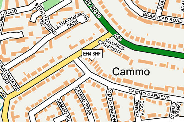 EH4 8HF map - OS OpenMap – Local (Ordnance Survey) EH4 8HF map - OS OpenMap – Local (Ordnance Survey)
