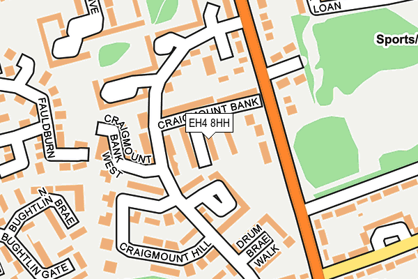 EH4 8HH map - OS OpenMap – Local (Ordnance Survey) EH4 8HH map - OS OpenMap – Local (Ordnance Survey)