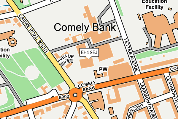 EH4 9EJ map - OS OpenMap – Local (Ordnance Survey) EH4 9EJ map - OS OpenMap – Local (Ordnance Survey)