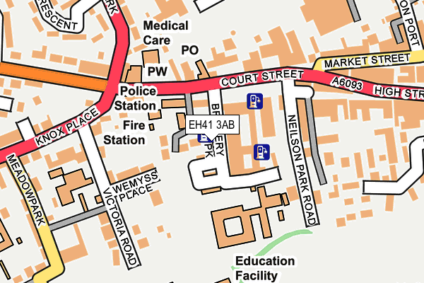 EH41 3AB map - OS OpenMap – Local (Ordnance Survey) EH41 3AB map - OS OpenMap – Local (Ordnance Survey)