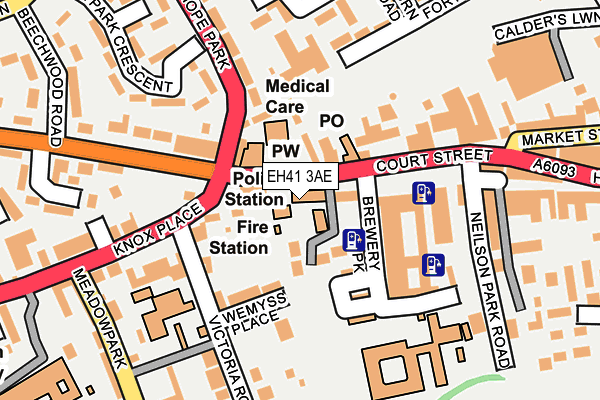 EH41 3AE map - OS OpenMap – Local (Ordnance Survey) EH41 3AE map - OS OpenMap – Local (Ordnance Survey)