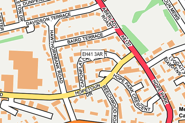 EH41 3AR map - OS OpenMap – Local (Ordnance Survey) EH41 3AR map - OS OpenMap – Local (Ordnance Survey)