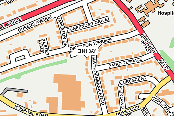 EH41 3AY map - OS OpenMap – Local (Ordnance Survey) EH41 3AY map - OS OpenMap – Local (Ordnance Survey)