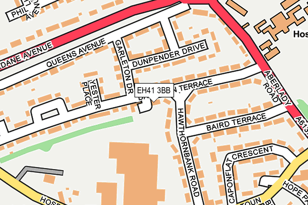 EH41 3BB map - OS OpenMap – Local (Ordnance Survey) EH41 3BB map - OS OpenMap – Local (Ordnance Survey)