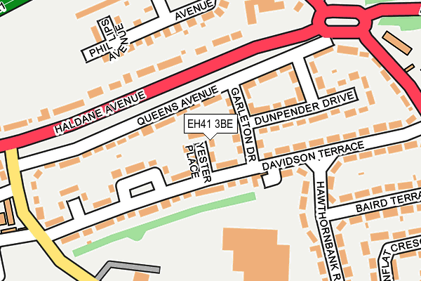 EH41 3BE map - OS OpenMap – Local (Ordnance Survey) EH41 3BE map - OS OpenMap – Local (Ordnance Survey)