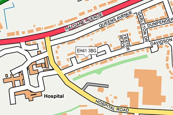 EH41 3BG map - OS OpenMap – Local (Ordnance Survey) EH41 3BG map - OS OpenMap – Local (Ordnance Survey)