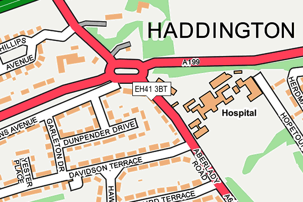 EH41 3BT map - OS OpenMap – Local (Ordnance Survey) EH41 3BT map - OS OpenMap – Local (Ordnance Survey)