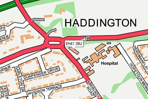 EH41 3BU map - OS OpenMap – Local (Ordnance Survey) EH41 3BU map - OS OpenMap – Local (Ordnance Survey)
