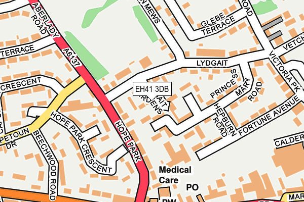 EH41 3DB map - OS OpenMap – Local (Ordnance Survey) EH41 3DB map - OS OpenMap – Local (Ordnance Survey)