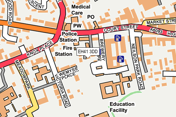 EH41 3DD map - OS OpenMap – Local (Ordnance Survey) EH41 3DD map - OS OpenMap – Local (Ordnance Survey)