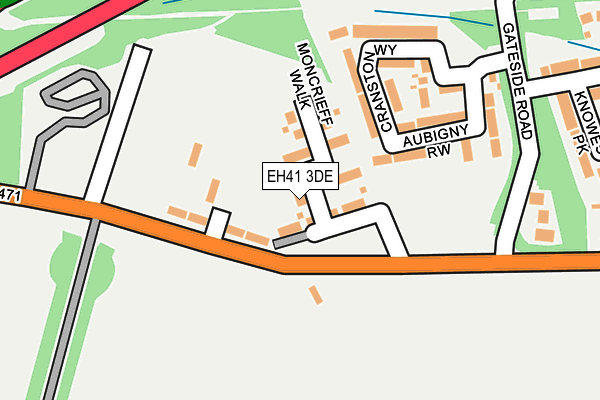EH41 3DE map - OS OpenMap – Local (Ordnance Survey) EH41 3DE map - OS OpenMap – Local (Ordnance Survey)