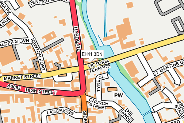 EH41 3DN map - OS OpenMap – Local (Ordnance Survey) EH41 3DN map - OS OpenMap – Local (Ordnance Survey)