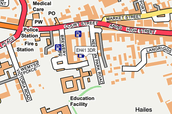 EH41 3DR map - OS OpenMap – Local (Ordnance Survey) EH41 3DR map - OS OpenMap – Local (Ordnance Survey)