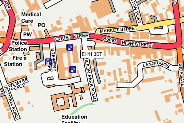 EH41 3DT map - OS OpenMap – Local (Ordnance Survey) EH41 3DT map - OS OpenMap – Local (Ordnance Survey)