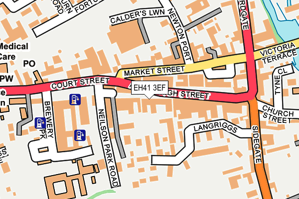 EH41 3EF map - OS OpenMap – Local (Ordnance Survey) EH41 3EF map - OS OpenMap – Local (Ordnance Survey)