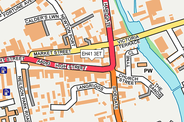EH41 3ET map - OS OpenMap – Local (Ordnance Survey) EH41 3ET map - OS OpenMap – Local (Ordnance Survey)