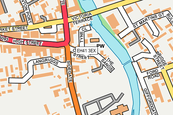 EH41 3EX map - OS OpenMap – Local (Ordnance Survey) EH41 3EX map - OS OpenMap – Local (Ordnance Survey)