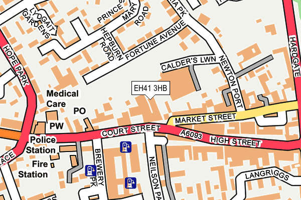 EH41 3HB map - OS OpenMap – Local (Ordnance Survey) EH41 3HB map - OS OpenMap – Local (Ordnance Survey)