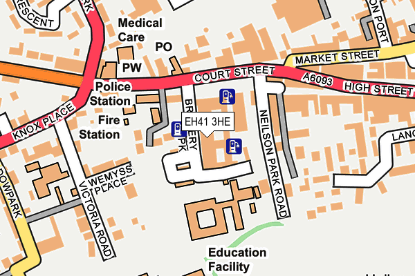 EH41 3HE map - OS OpenMap – Local (Ordnance Survey) EH41 3HE map - OS OpenMap – Local (Ordnance Survey)