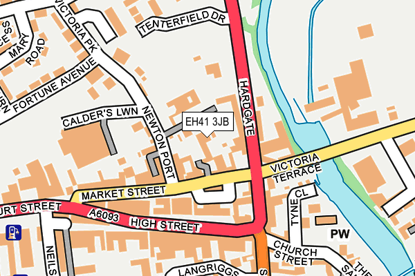 EH41 3JB map - OS OpenMap – Local (Ordnance Survey) EH41 3JB map - OS OpenMap – Local (Ordnance Survey)