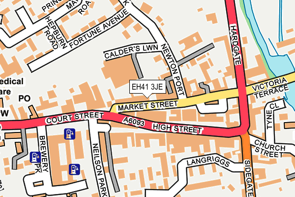 EH41 3JE map - OS OpenMap – Local (Ordnance Survey) EH41 3JE map - OS OpenMap – Local (Ordnance Survey)