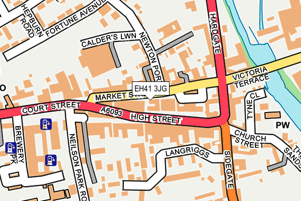 EH41 3JG map - OS OpenMap – Local (Ordnance Survey) EH41 3JG map - OS OpenMap – Local (Ordnance Survey)